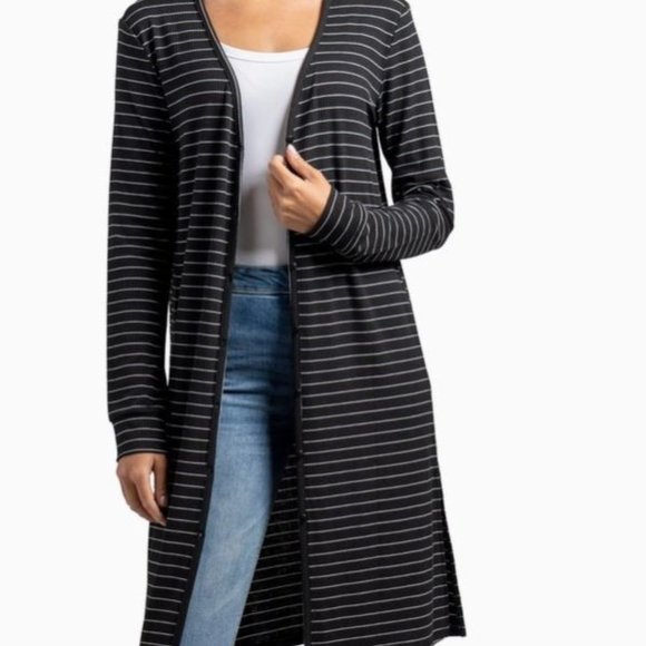 Coastal Cardigan Black - Picture 2 of 3